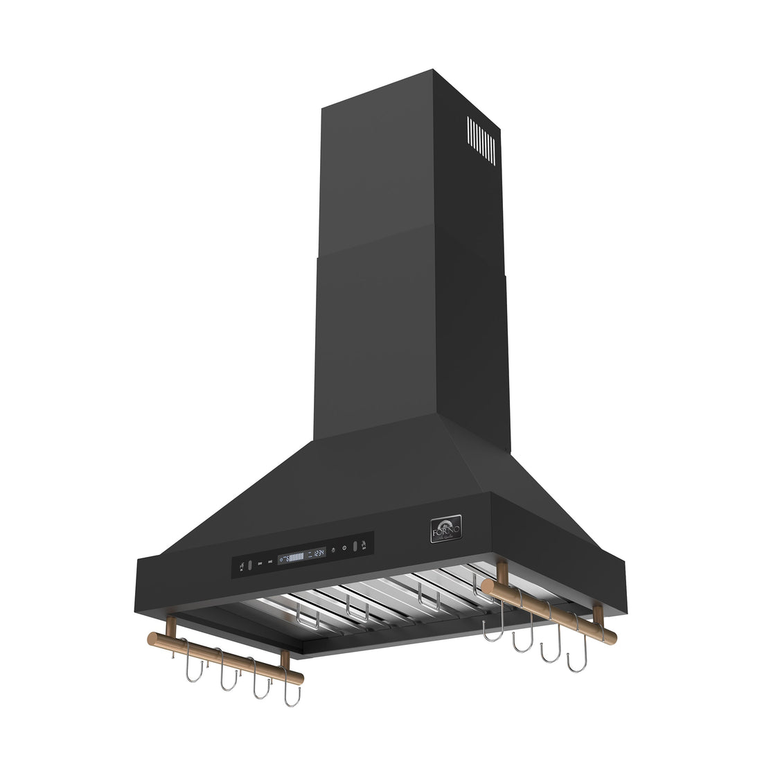 FORNO FRHWM5503-30BLK 30-inch Black Wall Mount range hood - view 1