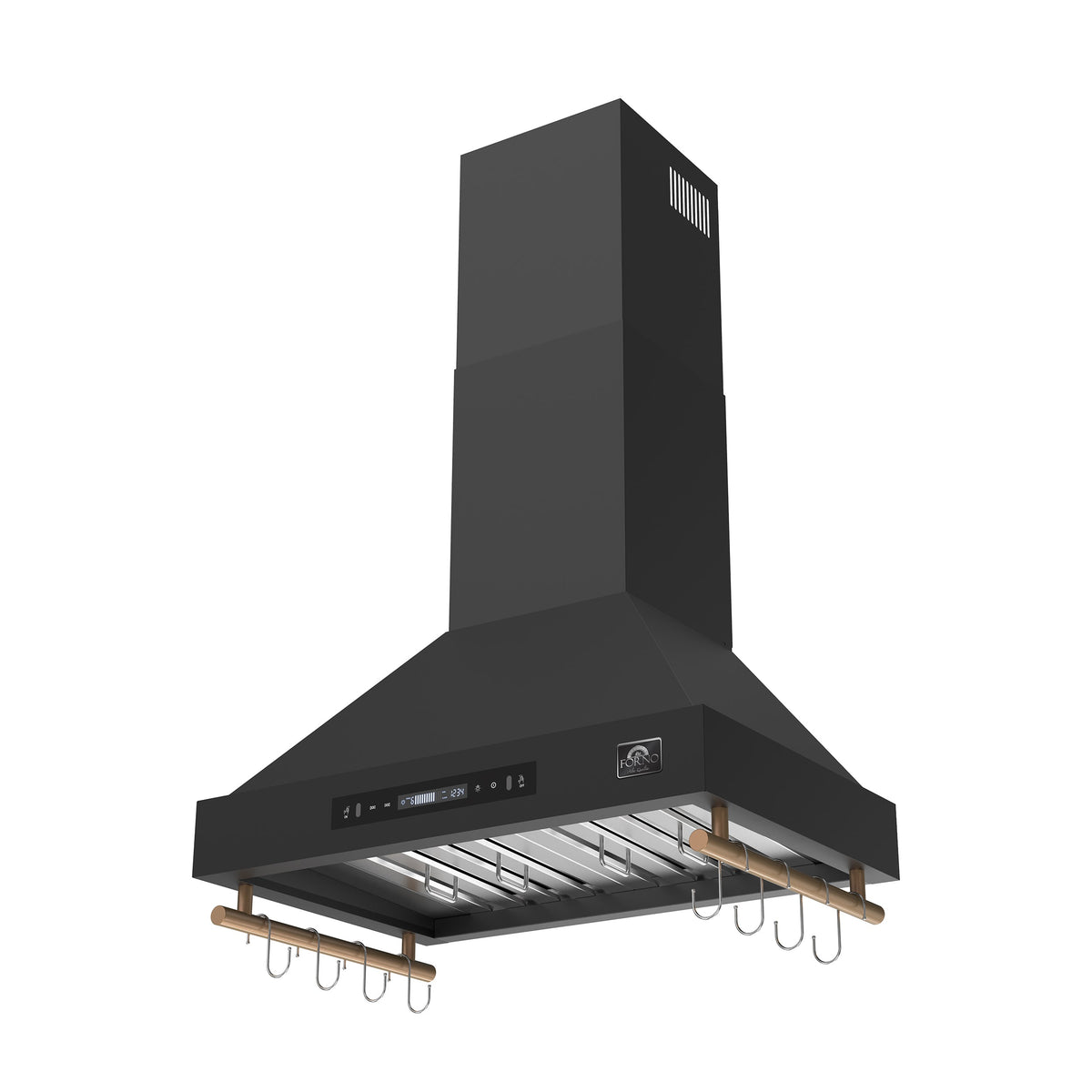 FORNO FRHWM5503-30BLK 30-inch Black Wall Mount range hood - view 2