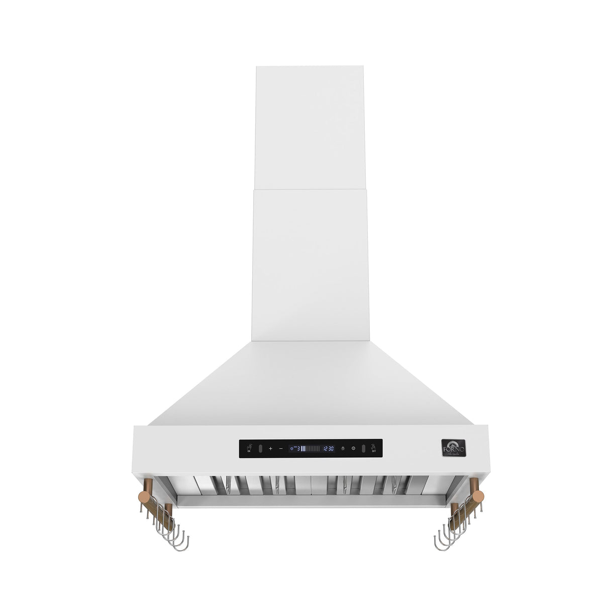 FORNO FRHWM5503-30WHT 30-inch White Wall Mount range hood - view 1