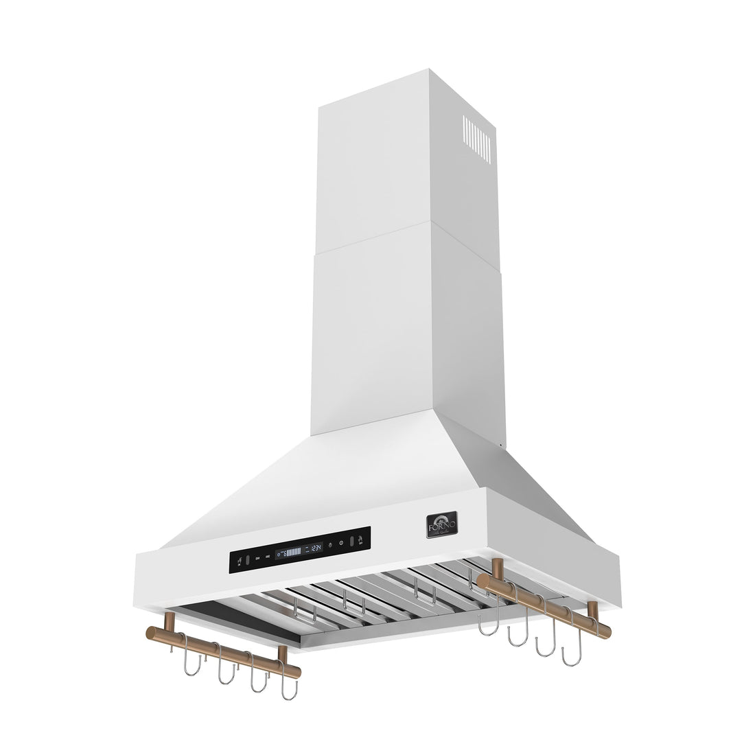 FORNO FRHWM5503-30WHT 30-inch White Wall Mount range hood - view 1