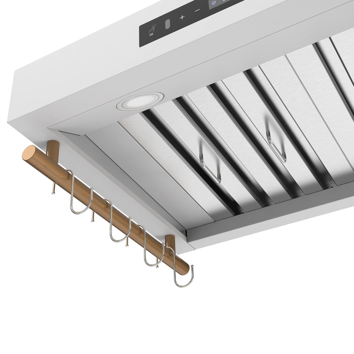 FORNO FRHWM5503-30WHT 30-inch White Wall Mount range hood - view 3