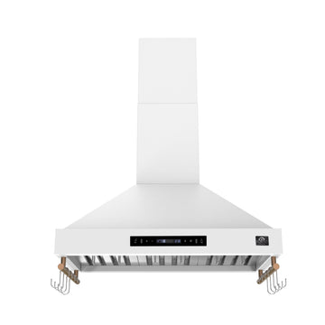 FORNO FRHWM5503-36WHT 36-inch White Wall Mount range hood - view 1