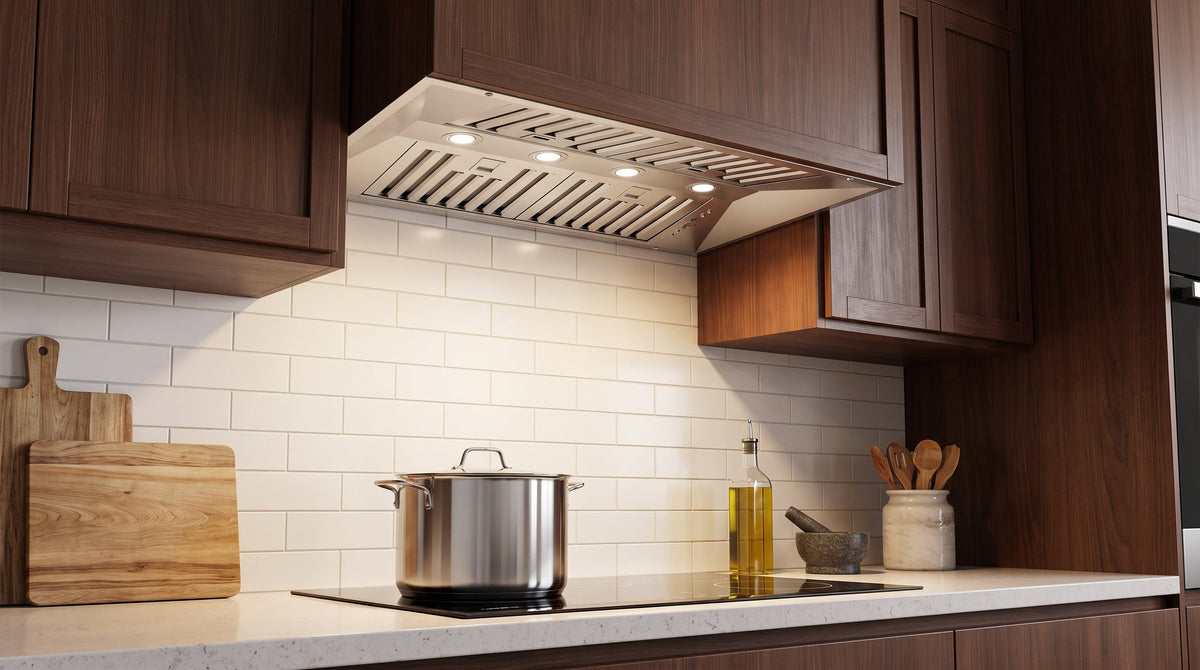 FORNO FRHRE5337-36 36-inch Stainless Steel Insert range hood - view 9