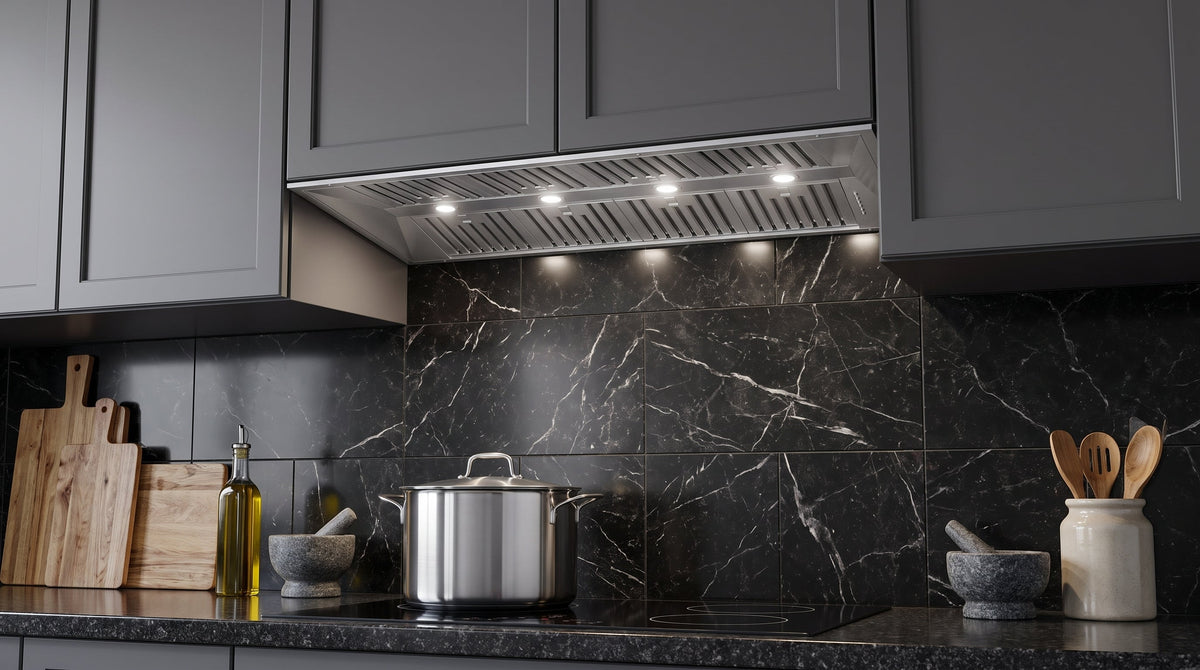 FORNO FRHRE5337-60 60-inch Stainless Steel Insert range hood - view 8