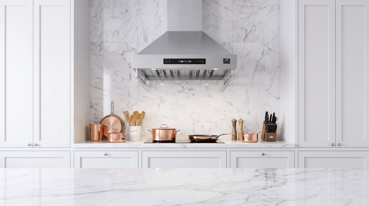 FORNO FRHWM5503-30 30-inch Stainless Steel Wall Mount range hood - view 14