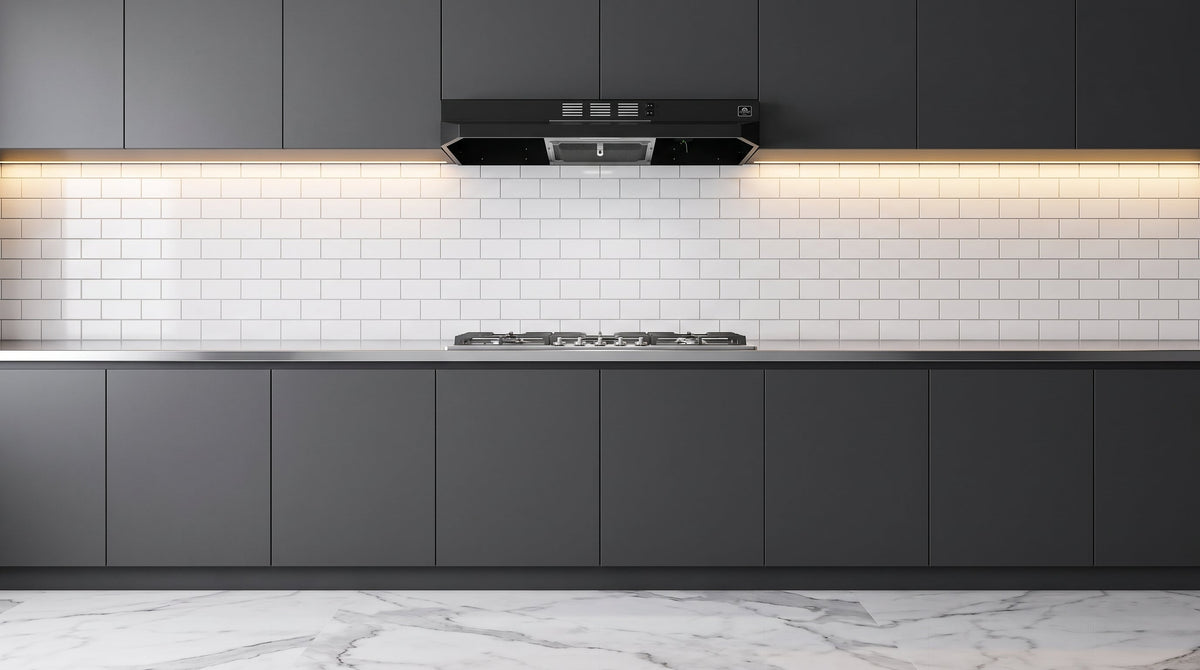 FORNO FRHUC5200-30BLK 30-inch Black Under Cabinet range hood - view 9